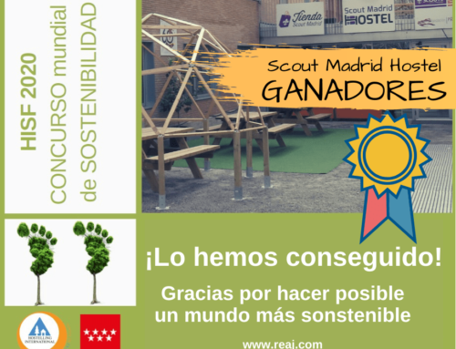 SCOUT MADRID HOSTEL ganador del premio  de HI para la sostenibilidad